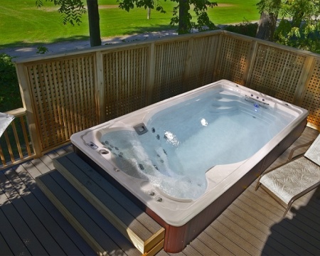 Плавательный спа-бассейн Jacuzzi SwimLife 14ft Swim Fit