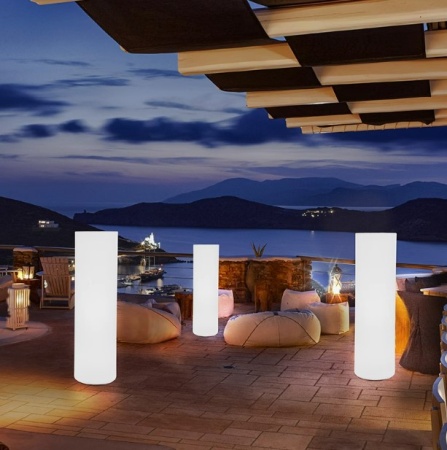 Светильник Цилиндр 25х71 питание от АКБ, RGB