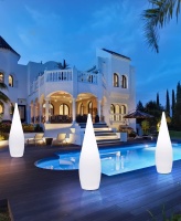 Светильник Капля 24х80 питание от АКБ, RGB Светильник Капля 24х80 питание от АКБ, RGB