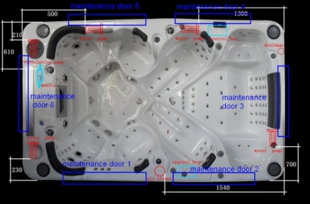 Гидромассажный спа-бассейн Sunrans SR851