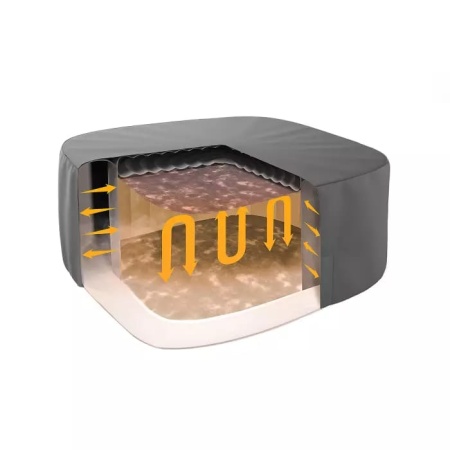 Bestway 60319 BW Покрытие теплосберегающее для СПА-бассейнов, 180х180х71см Bestway 60319 BW Покрытие теплосберегающее для СПА-бассейнов, 180х180х71см